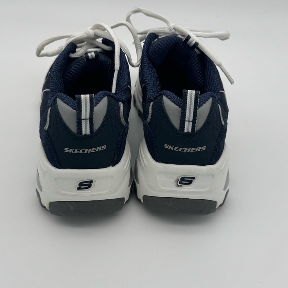 Skechers D’Lites Me Time Comfort Athletic Sneakers 11936 Navy White Womens 7.5 - Picture 5 of 11